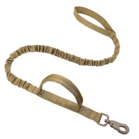 Outdoor Nylon Tactical Dog Collar (Option: Brown Tow Rope-XL)