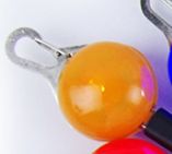 Pet Supplies Rechargeable LED Night Travel Anti-lost Warning Light Pendant (Option: Orange Light-Blister Packaging)