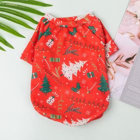 New Christmas Dog Clothes (Option: Christmas Thin Sweater 07-S)