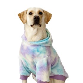 Tie Dyed Large Dog Clothing Warm (Option: Size7)